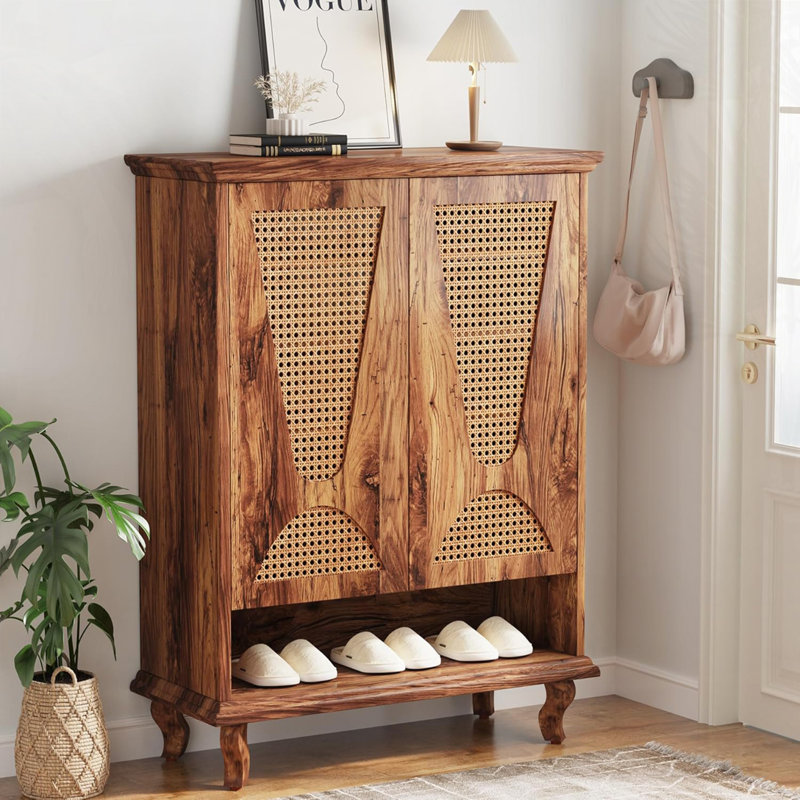 Armoire-bar avec rangement 25,92 "avec 2 portes et tablettes