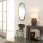 Margaux Oval Metal Mirror-15515811