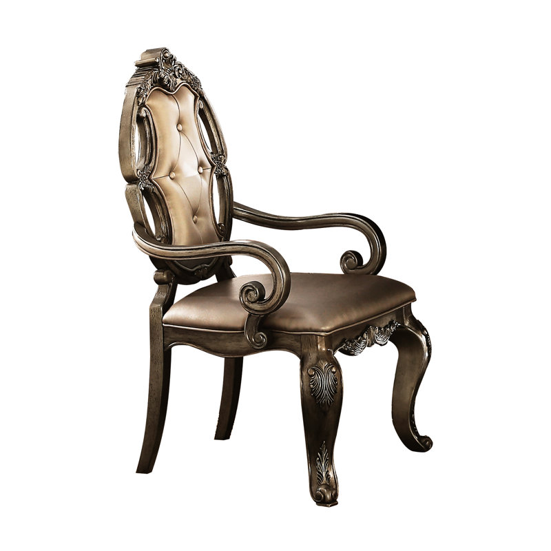 2 élégants fauteuils rétro avec coussin, moulure couronnée exquise, structure de siège en bois de 2 coussins rembourrés et luxueux
