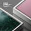 «Duotone Pink Green Mountain» sur toile-99321158-99321159