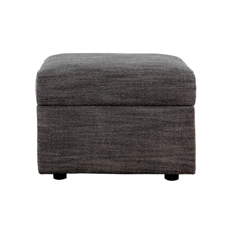 Soho 20.5" Wide Standard Ottoman, Dark Gray