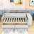 Wood Daybed with Storage Shelves,2 Storage Drawers and Study Desk-1874801095-1874801093