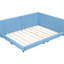 Lit double tapissier avec couvre-matelas en lin bleu-1967944131-1967944133