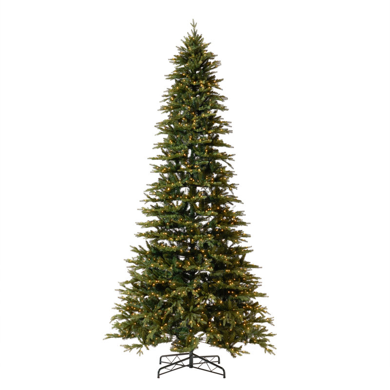 Sapin de Noël artificiel vert 12 pi avec 1500 lumières DEL Bardonia