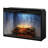 Dimplex Revillusion Built-In Electric Firebox Weathered Concrete Interior with Front Glass Panel-996797575