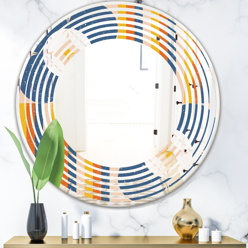Miroir mural Wave, H 31,5 po x l po