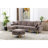 U-Shape Sectional Sofa  With Ottoman-910389071