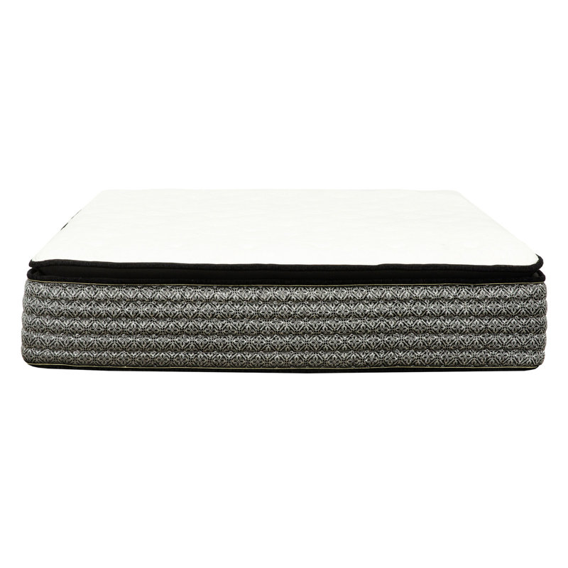 Matelas à ressorts ensachés de 14 po avec mousse gélifiée - Soulage pour une bonne nuit de sommeil