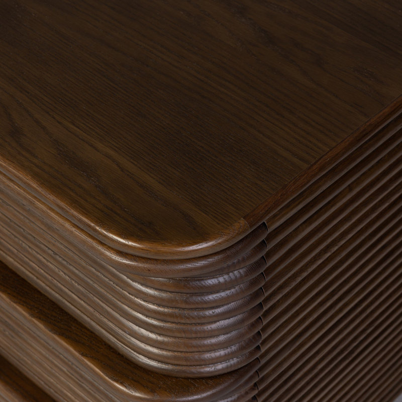 Benny 3 - Drawer Solid Wood Nightstand