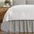 Burlap Dove Grey Tailored Bed Skirt-1774045442