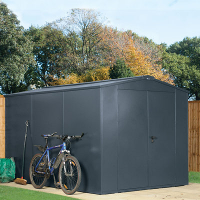 Gladiator 7 ft. W x 11 ft. D Apex Metal Shed