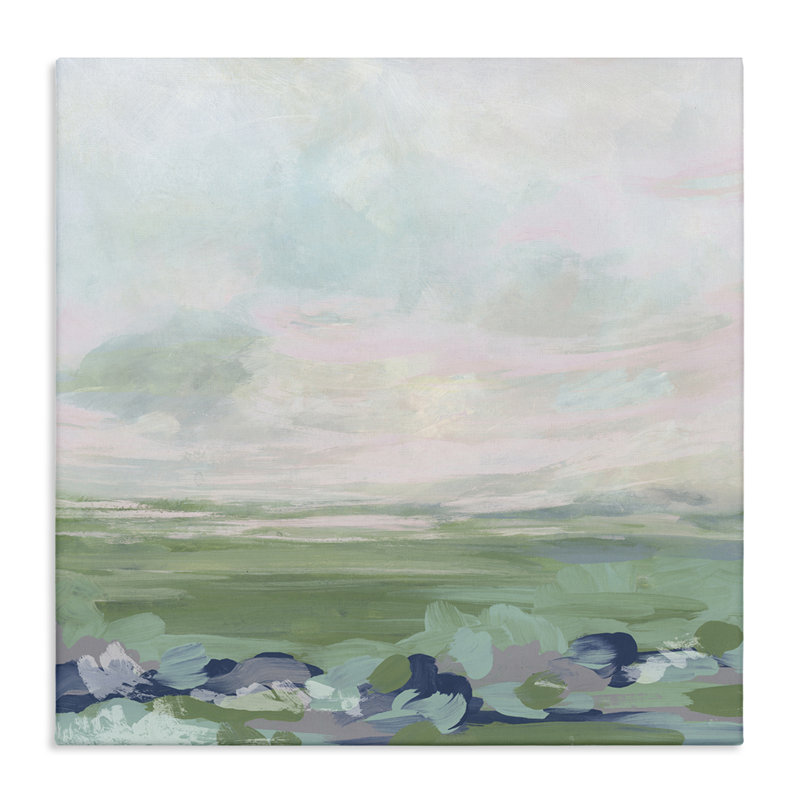 Art mural sur toile Grassland Sky Gradient par June Erica Vess, H 24 po x l 24 po