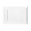 Ensemble de douche coulissante avec porte et base Reva 48 po x 36 po - Noir-126189761-126189762