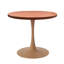Table de salle à manger 27 po Hallett avec plateau en panneau de fibres à densité moyenne et base en acier-1143113900-1143113877