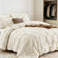 Ensemble de couette 7 pièces beige Cal King Pintuck Bed in a Bag-137791650