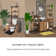 Compact Toilet Paper Storage Cabinet with Dispenser, Holds Up to 6 Rolls, Brown and Grey - Elements Collection