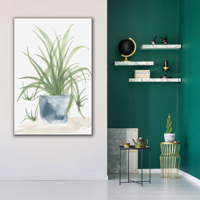 «Tall Sunroom 4 Blue» par Chris Paschke, art mural sur toile