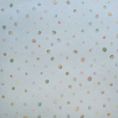 Great Kids Smooth Glitter Watercolor Dots 33' L x 21" W Wallpaper Roll
