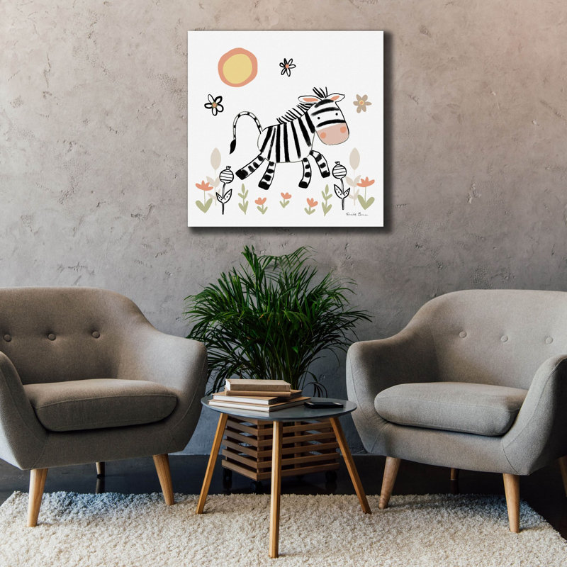  «Baby Zebra» par Farida Zaman, art mural sur toile