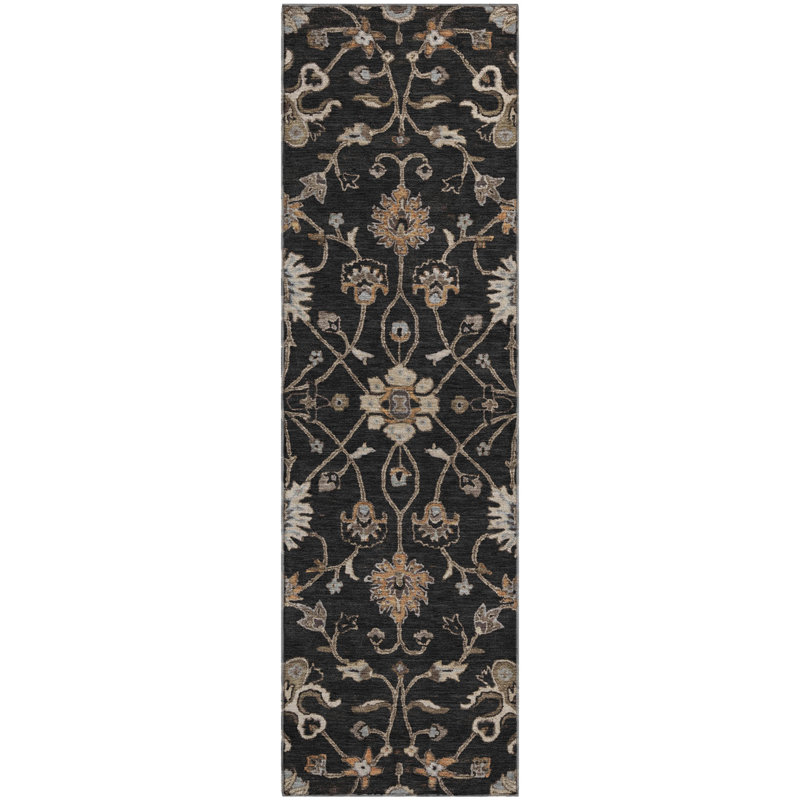Premium Machine Washable Krause AMF1137 Global Rug, Runner 2'3" x 7'6"