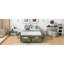Lit plateforme double avec 6 tiroirs de rangement, gris antique-603941733-603941658