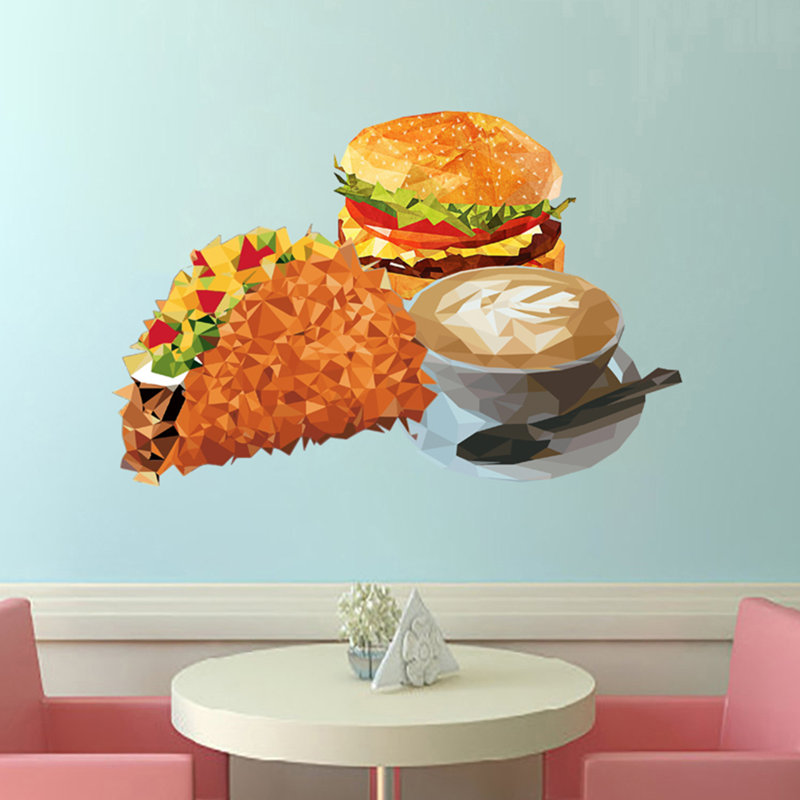 Food & Beverage Wall Decal, 33" H x 46" W