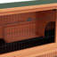Rabbit Hutch Guinea Pig Hutch Outdoor Wooden withTray Orange 102Hcm