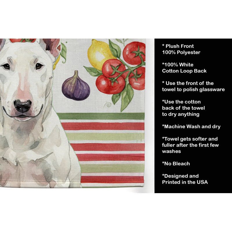 Serviette de cuisine White Bull Terrier, White Bull Terrier