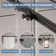 50"- 54" W x 76" H Single Sliding Frameless Shower Door with Clear Tempered Glass