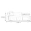 Chaise longue rembourrée Rotoli-312376142