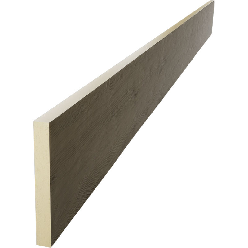 Planche de poutre en faux bois Endurathane, H 6 po x l 96 po x P 1 po, Brume champagne
