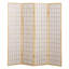Paravent / paravent 4 panneaux Oriental Shoji, naturel-128522668