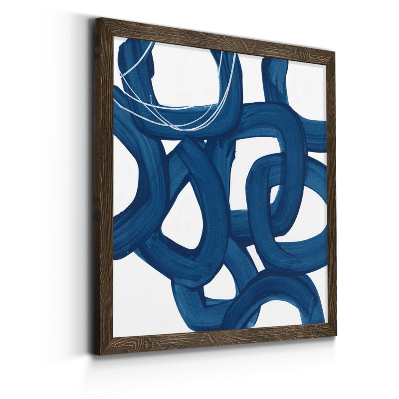 Spool VII-impression sur toile encadrée, H 27,5 po x l 27,5 po x P 1,5 po, Encadré de bois de noyer