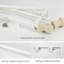 Kanessha Natural Adjustable 1'' Double Curtain Rod-822679277