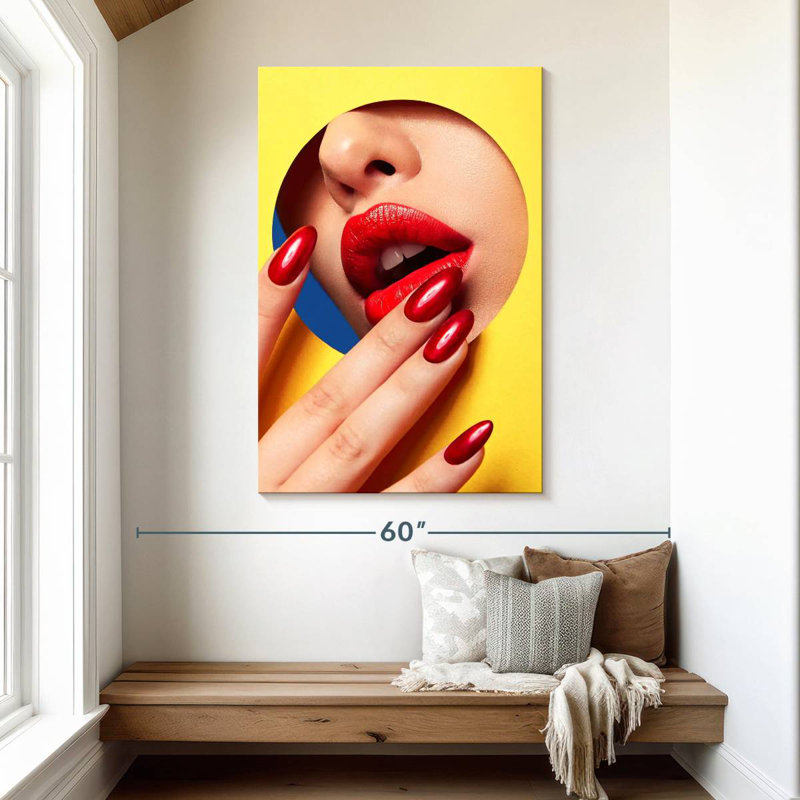 Sexy Nails, 48" H x 32" W