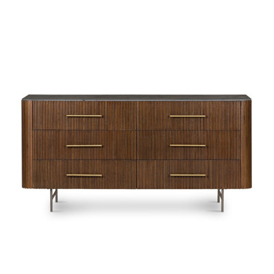 Geira Fluted  6 - Drawer Dresser by AllModern