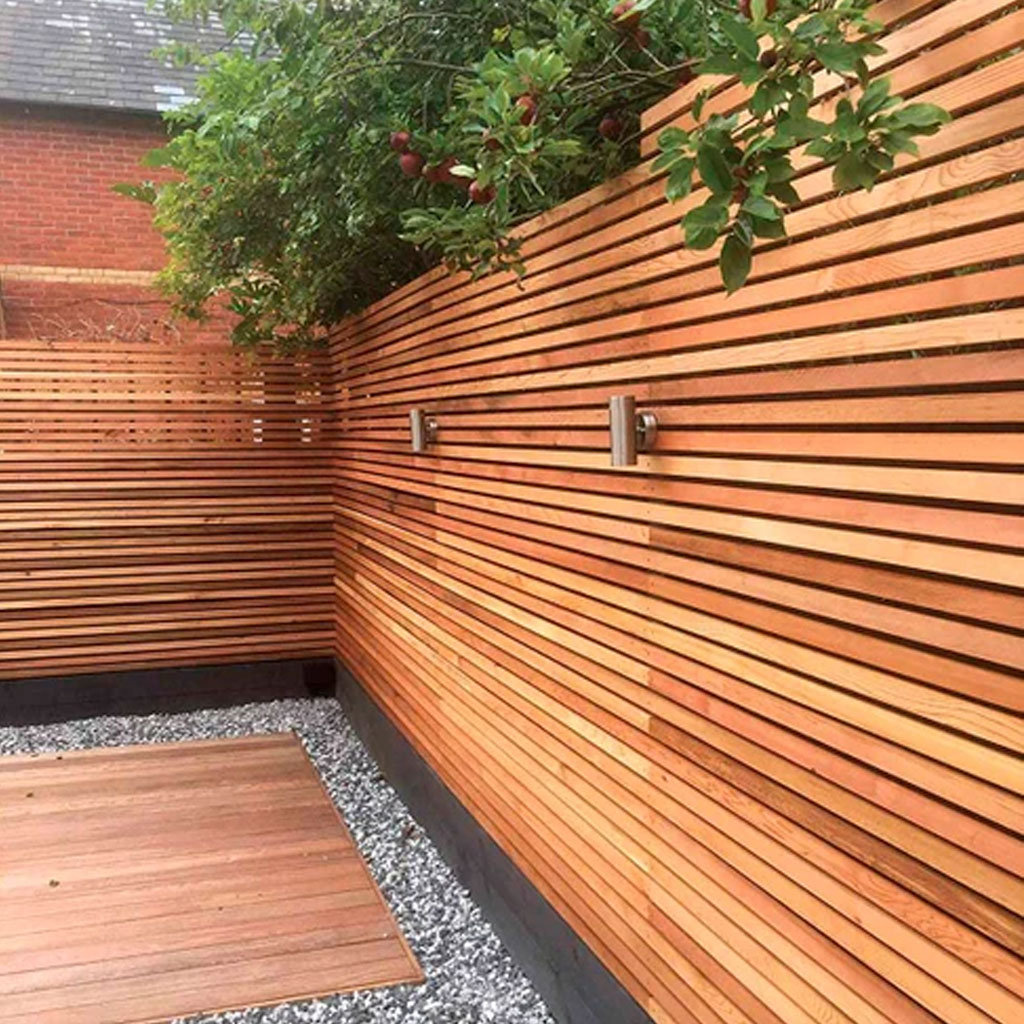 Premium Clear Canadian Western Red Cedar Slats L 1.83M x W 38Mm x T 18Mm Pack Of 21 Pieces