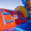 HeroKiddo Ocean Shark Inflatable Water Slide Bounce House Combo (with Pool and Blower)
