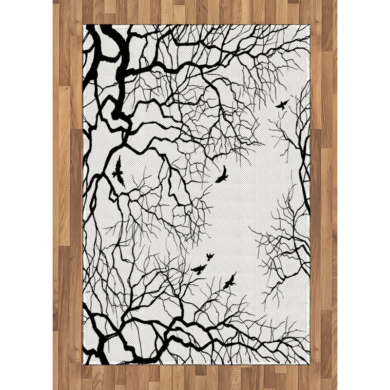 Tapis décoratif à haute densité en fibres naturelles haute densité Nature, Rectangle— 4 pi x 5 pi 8 po