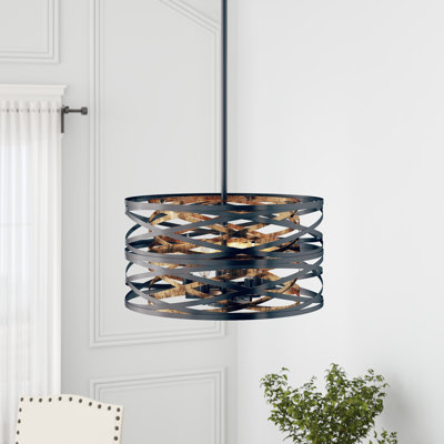 Lustre tambour 5 lumières Harnett