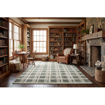 Terriah 6,7 x 9 17774-490 Vert / Gris