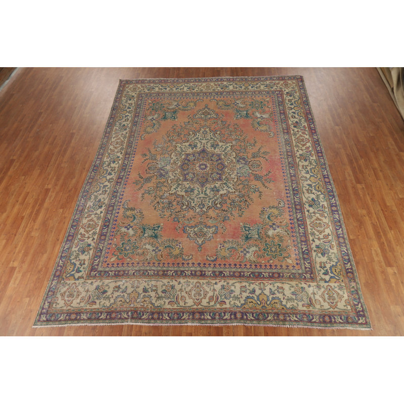 Tapis traditionnel en laine 9 x 12