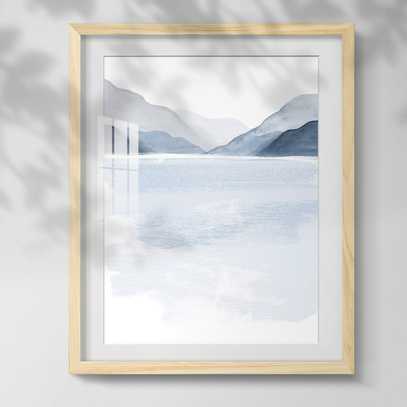 Impression tropicale encadrée Tropical Graphics IV, Blanc, Papier encadré naturel