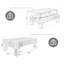 Table basse à plateau relevable pour salon avec rangement caché-823288988
