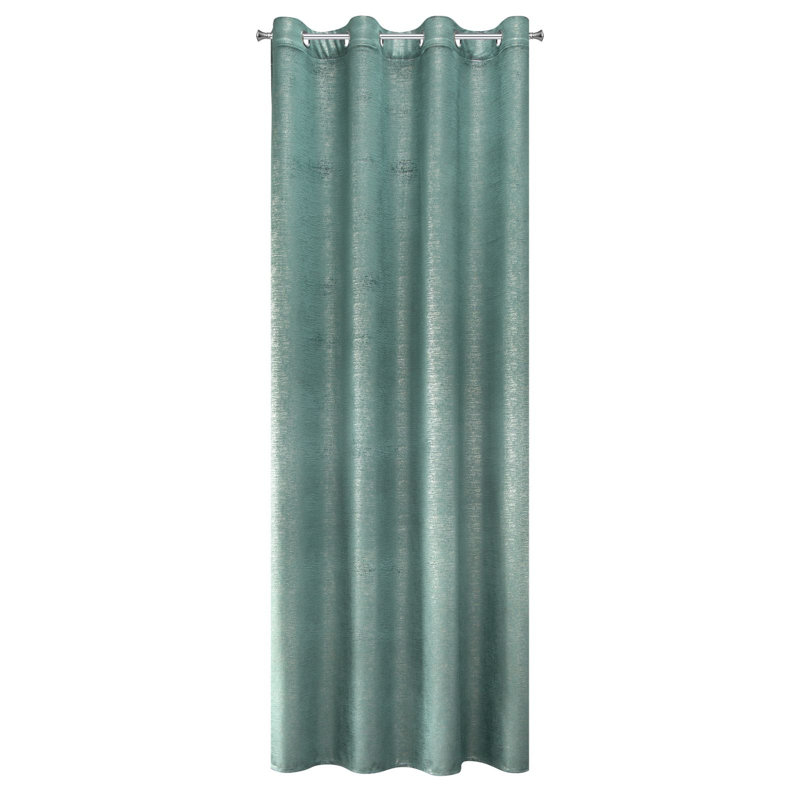 Addine Blackout Curtains Single Panel, Turquoise