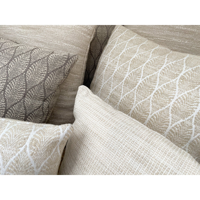 Square Indoor/Outdoor Pillow Cover & Insert, 20" x 20", Light Beige