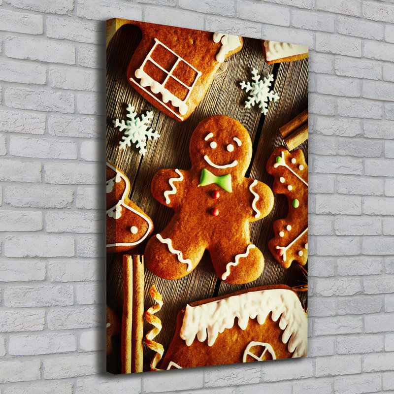 Gingerbreads - Wrapped Canvas Print