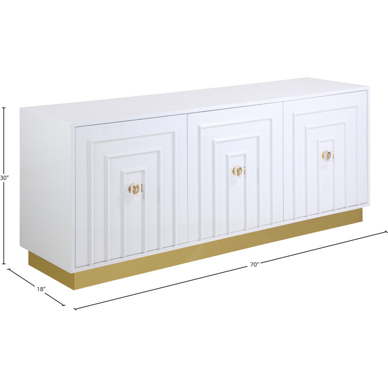 Dickens 70'' Sideboard, White