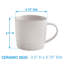 Ensemble de 4 tasses Split P Peyton