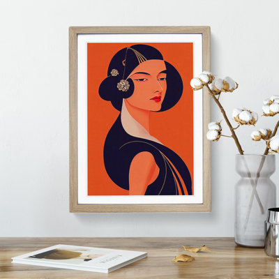 Art Deco Woman No.1 - Wall Art